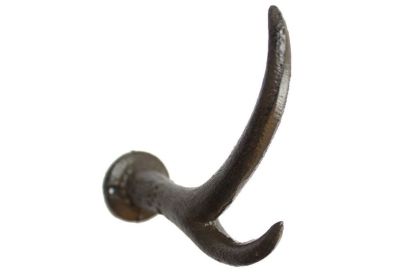 Cast Iron Antler Hook 5