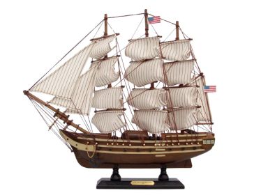 Wooden USS Constitution Tall Model Ship 15