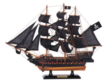 Wooden Captain Kidd's Black Falcon Black Sails Limited Model Pirate Ship 15