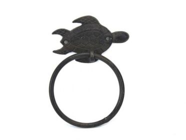 Cast Iron Sea Turtle Towel Holder 7