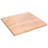 Table Top Light brown Solid oak wood Medium Table Top Square