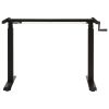 Stand Up Desk Frame Black Powder-coated carbon steel