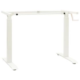 Stand Up Desk Frame White Carbon steel Adjustable