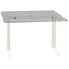 Stand Up Desk Frame White Carbon steel Adjustable