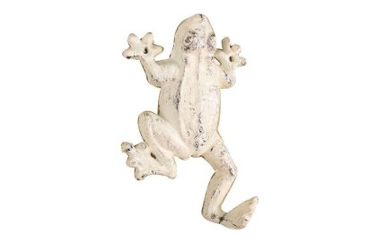 Whitewashed Cast Iron Frog Hook 6