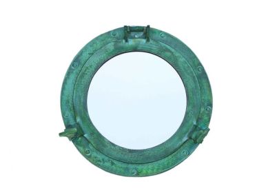 Brass Deluxe Class Titanic Shipwrecked Decorative Ship Porthole Mirror 12