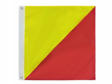 Authentic Letter O Nautical Alphabet Navy Code Signal Flag 24 - Outdoor Use