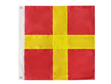 Authentic Letter R Nautical Alphabet Navy Code Signal Flag 24 - Outdoor Use