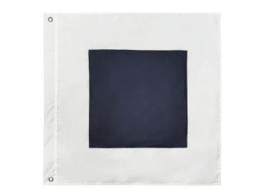 Authentic Letter S Nautical Alphabet Navy Code Signal Flag 24 - Outdoor Use