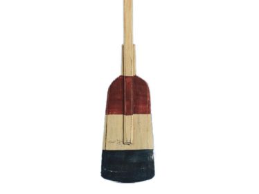 Wooden Independence Decorative Squared Rowing Boat Oar with Hooks 50