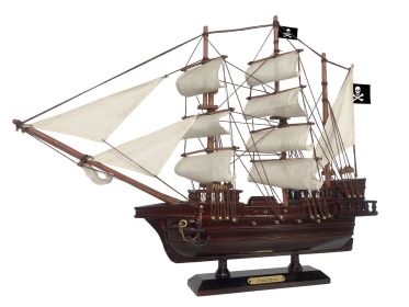 Wooden Fearless White Sails Pirate Ship Model 20