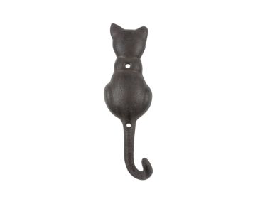 Cast Iron Cat Tail Decorative Metal Wall Hook 7