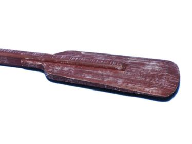 Wooden Rustic Hampshire Decorative Squared Boat Oar w/ Hooks 36