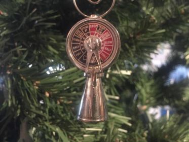 Solid Brass Titanic Engine Telegraph Christmas Ornament 4